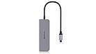 Концентратор (USB-хаб) REAL-EL CQ-700 Space Grey, фото 6