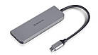Концентратор (USB-хаб) REAL-EL CQ-700 Space Grey, фото 7