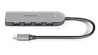Концентратор (USB-хаб) REAL-EL CQ-415 Space Grey, фото 3