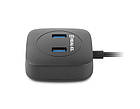 Концентратор (USB-хаб) REAL-EL CQ-407 Black, фото 6