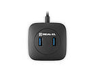 Концентратор (USB-хаб) REAL-EL CQ-407 Black, фото 8
