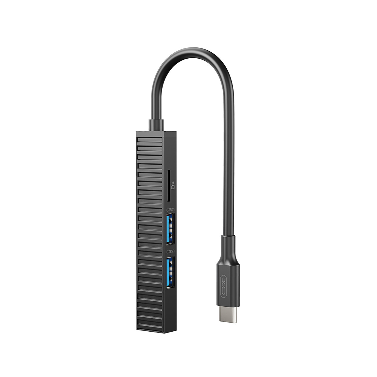 Концентратор (USB-хаб) XO HUB014B.black