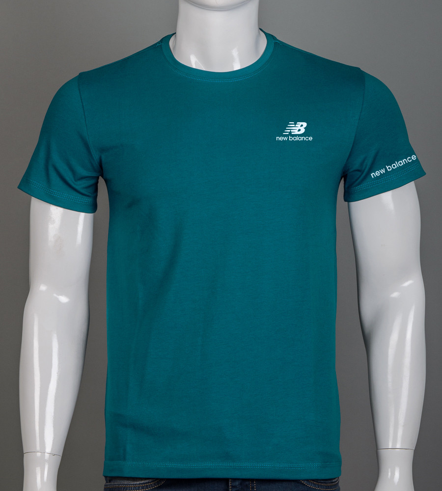 Футболка чоловіча New Balance 2419м (Уп.4шт M-XXL), Петроль