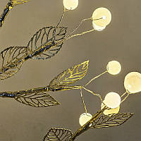 Світильник-нічник Y-2122 настільне Led перлове дерево USB світлодіодний сенсорний 36 LED, фото 2