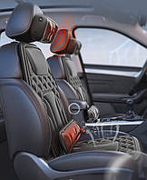 Накидка масажер на сидіння машини. Масаж шиї, пневмоподушка, вібрація, підігрів!