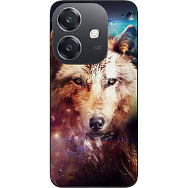 Чохол силіконовий Case для OPPO A3 4G з картинкою Космічний вовк