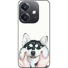 Бампер силіконовий Case для OPPO A3 4G з малюнком Хаскі