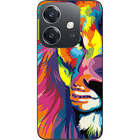 Бампер силіконовий Case для OPPO A3 4G з малюнком Яскравий лев