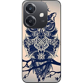 Бампер силіконовий Case для OPPO A3 4G з малюнком Філін