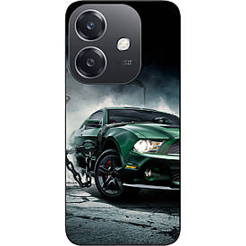 Бампер силіконовий Case для OPPO A3 4G з малюнком Мустанг