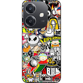 Бампер силіконовий Case для OPPO A3 4G з малюнком Креатив