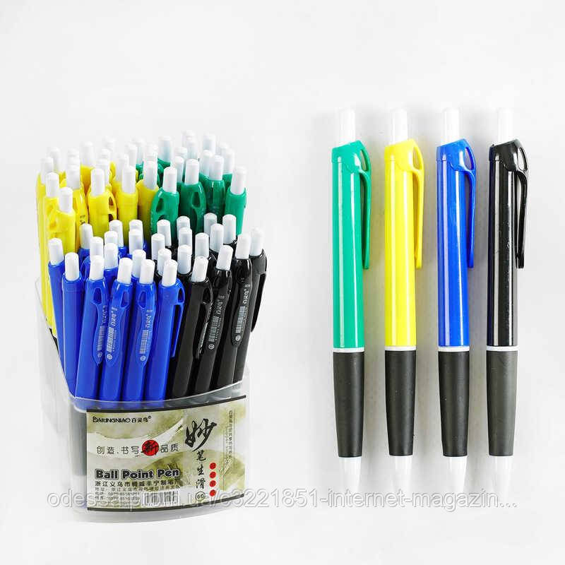 Набір кулькових ручок D 35195 ЦІНА ЗА 60 ШТУК У БЛОЦІ, синя паста, товщина 1.0 мм [Склад зберігання: Одеса №4]