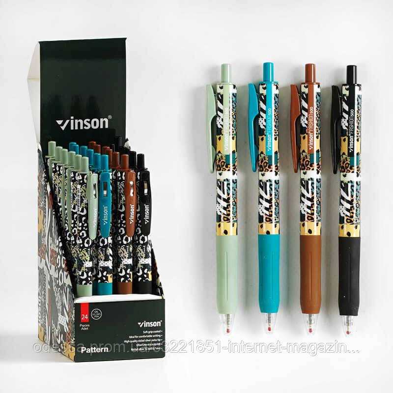 Набір кулькових ручок D 35311 ЦІНА ЗА 24 ШТУКИ У БЛОЦІ, 4 кольори, синя паста, товщина лінії 0,7 мм [Склад зберігання: Одеса №4]