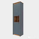 Пенал відкритий 600 Нордик, Дуб Крафт Золотий, Графіт, фото 7