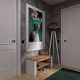 Тумба для взуття 900 Нордик, Дуб Крафт Золотий, Графіт, фото 2