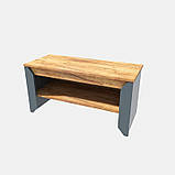 Тумба для взуття 900 Нордик, Дуб Крафт Золотий, Графіт, фото 7