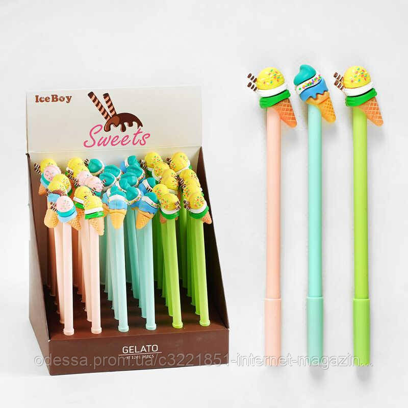 Ручка C 60774 ЦІНА ЗА 36 ШТУК В БЛОЦІ, гелева, синя паста [Склад зберігання: Одеса №4]