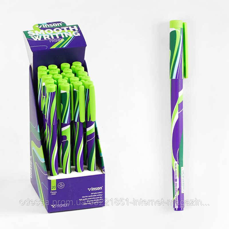 Ручка кулькова M 45648 ЦІНА ЗА 20 ШТУК У БЛОЦІ, синя паста, товщина лінії 0,7 мм [Склад зберігання: Одеса №4]