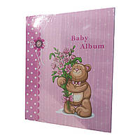 Фотоальбом на 200 фотографій 10*15 см "Baby Album"  рожевий