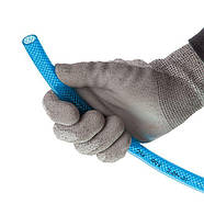 Шланг для води тришаровий, синій, 1/2", 20 м, армований, PVC INTERTOOL GE-4053, фото 5