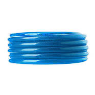 Шланг для води тришаровий, синій, 3/4", 20 м, армований, PVC INTERTOOL GE-4073, фото 4
