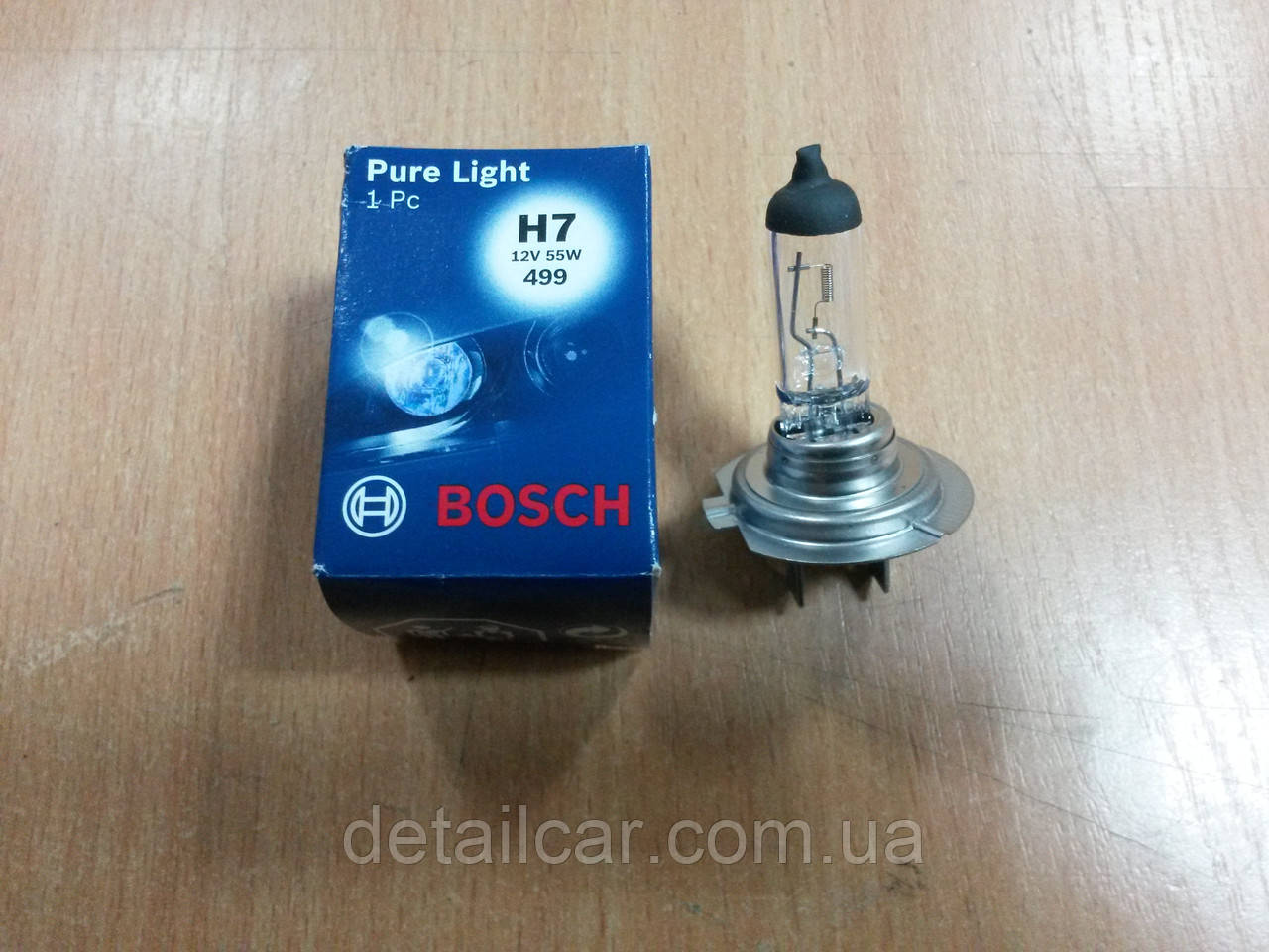 Лампа галогеновая (розжарювання) 12V 55W H7 PX26d PURE LIGHT "BOSCH" 1 987 302 071 - Германии - фото 1 - id-p451746832