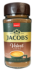 Розчинна кава Jacobs Velvet 200 грамів у скляній банці