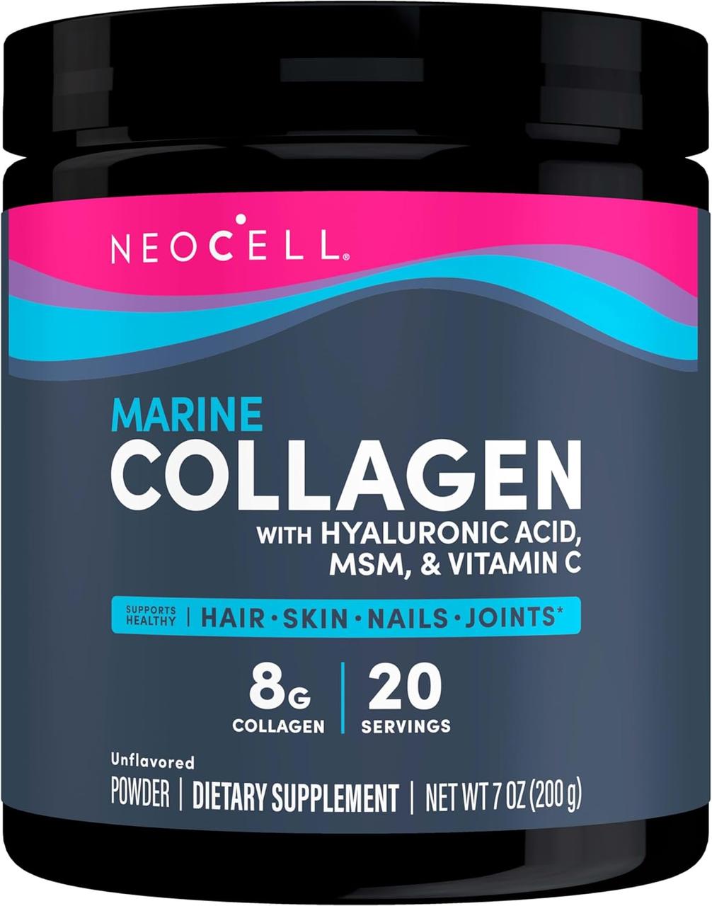 Neocell Marine Collagen with Hyaluronic Acid MSM Vitamin C 200 ГР