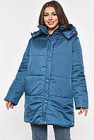 Куртка жіноча півсезонна Elegant 8859, темно-синьої кольору, розміри 1-3, 44-50, 58-63 см.