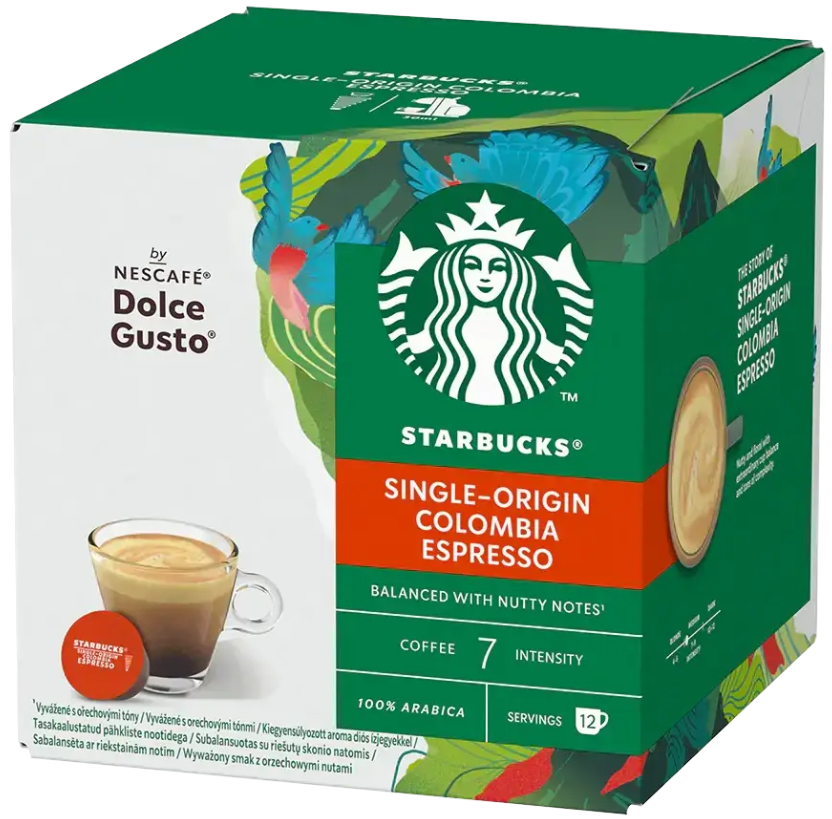 Кава в капсулах Дольче Густо - Dolce Gusto Starbucks Colombia (12 порцій)