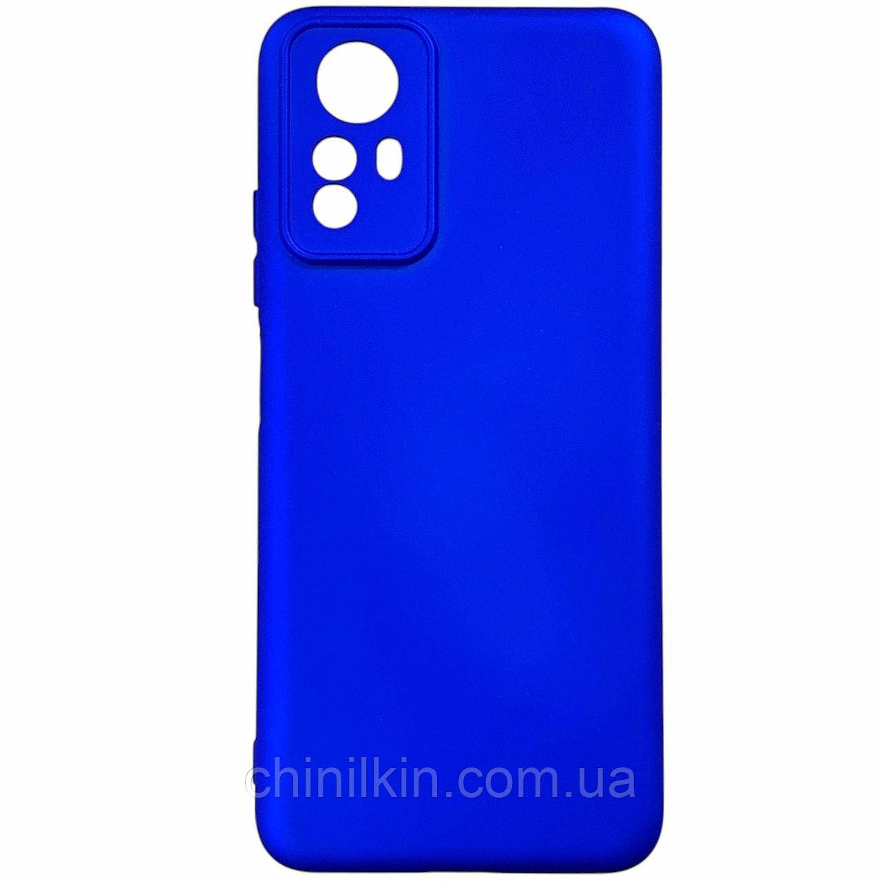 Накладка (з мікрофіброю) Silicone Cover Lakshmi Full Camera (A) для Xiaomi Redmi Note 12s- ультра-синій, фото 1