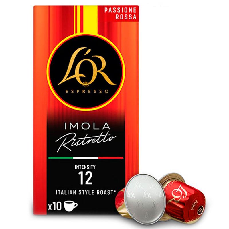 НОВИНКА! Кава в капсулах Nespresso L'OR IMOLA Ristretto Passione Rossa 10 шт по 5,2г
Франція (L'Or Ferrari Editions)