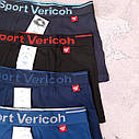 Чоловічі труси боксери набір 4шт розміри від XL до 4XL верикон VERICOH чоловіча білизна, фото 2