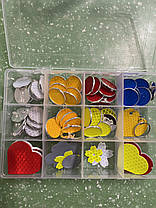 Значок-отражатель, желто-зеленый (лимонка), диаметр 25 мм, фото 3