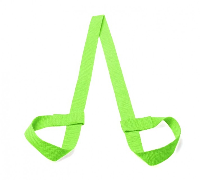 Слінг перетяжка для перенесення килимка йоги зелений, фото 1