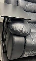 Приставний столик для крісла реклайнера міні столик Double Service для експрес манікюру