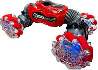 Машинка перевертиш на радіокеруванні Труковий всюдихід на роликових колесах з керуванням жестами та підсвічування