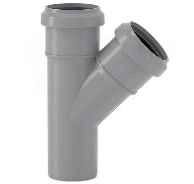 Трійник перехідний для каналізації VALSIR PP3 D 50/40x45° (Італія) 510007