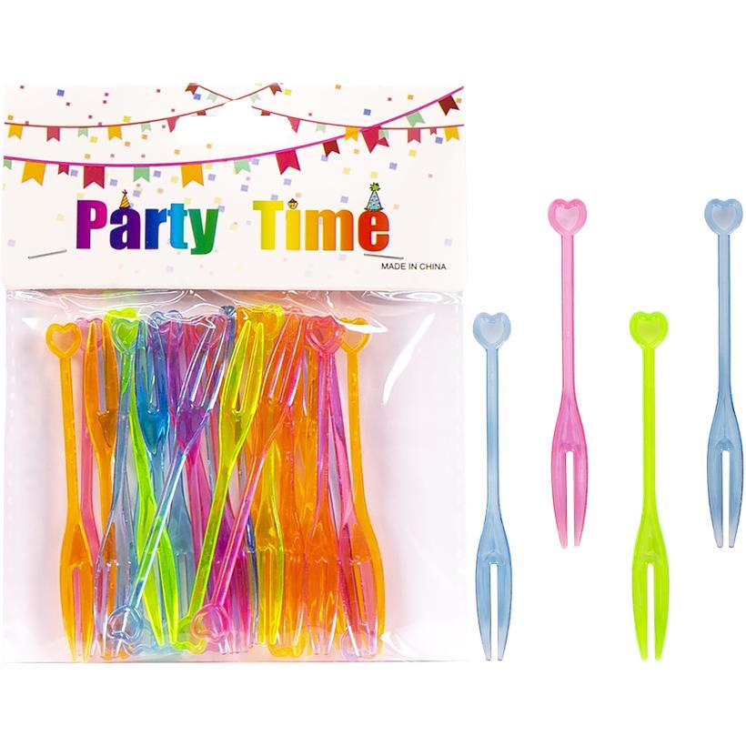 Набір виделок для канапе "Сердечко" 30 штук KNZ