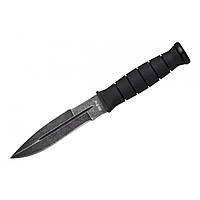 Ніж нескладний Grand Way 2791 UBQ (black stonewash, чохол cordura)