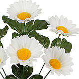 Штучні квіти букет білих ромашок, 34см, фото 2