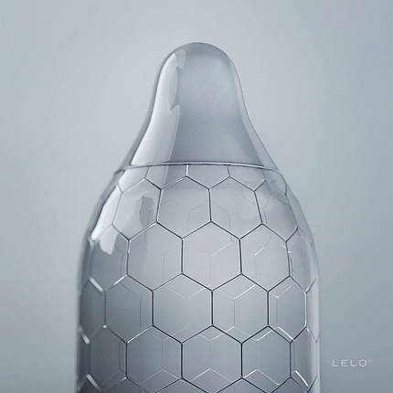 Презервативи LELO HEX Condoms Original 12 Pack, тонкі та суперміцні, фото 3