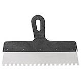 Шпатель зубчастий (неіржавкий) 300 мм 8 × 8 мм GRAD (8321395), фото 2