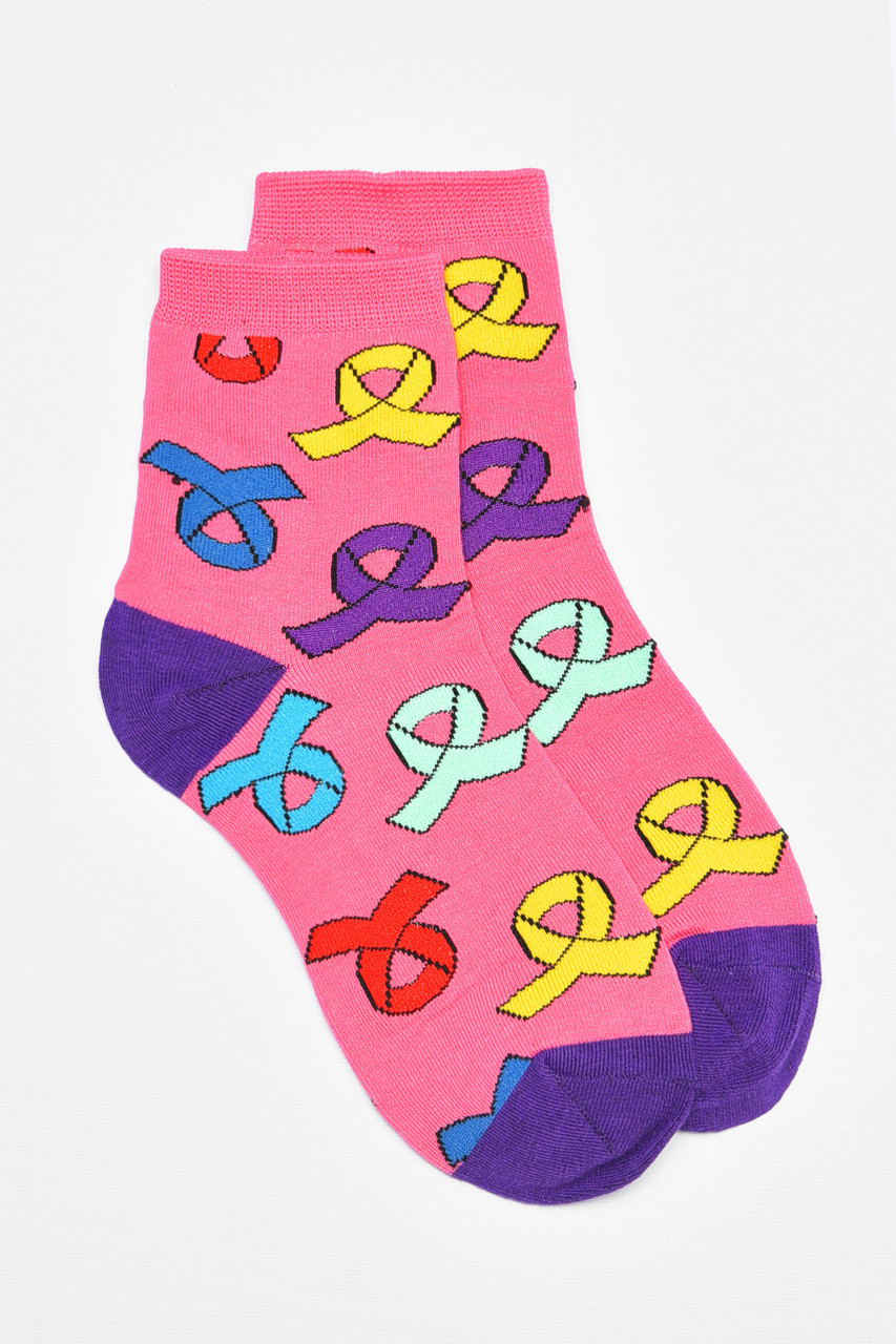 Шкарпетки дитячі демісезонні рожевого кольору з малюнком 192902S, фото 1