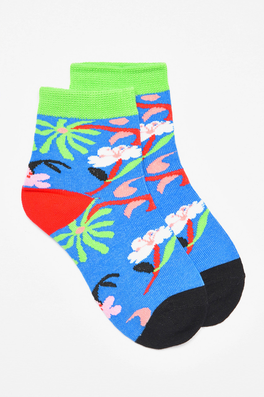 Шкарпетки дитячі демісезонні синього кольору з малюнком 192905S, фото 1