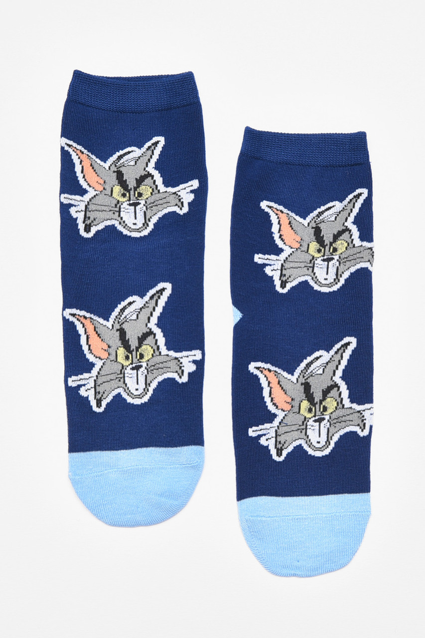 Шкарпетки дитячі демісезонні темно-синього кольору з малюнком 192912S, фото 1