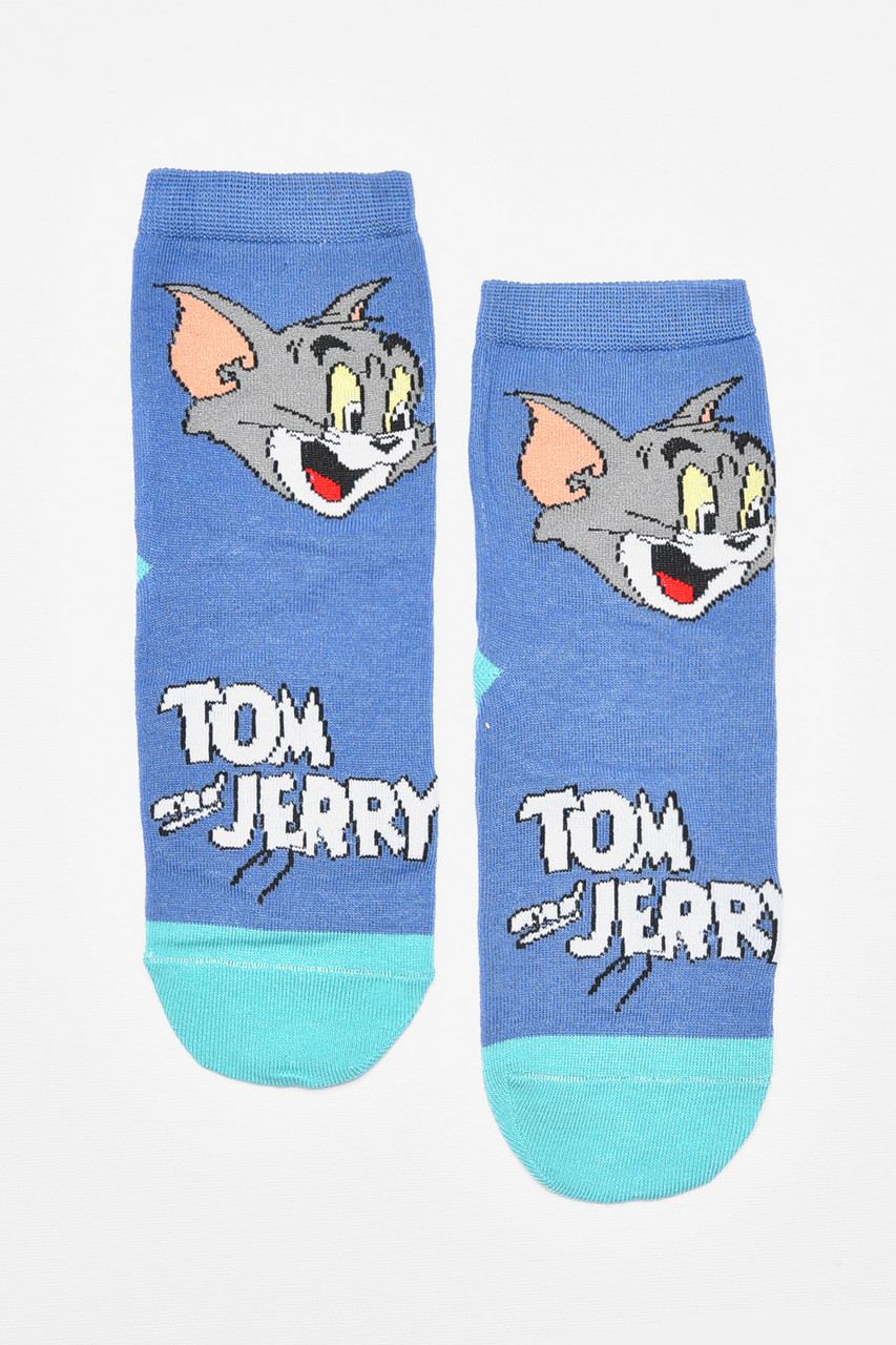 Шкарпетки дитячі демісезонні синього кольору з малюнком 192913S, фото 1