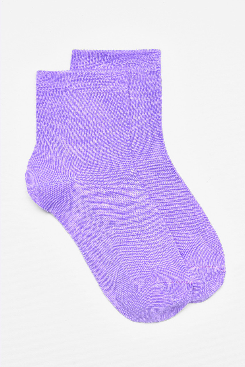 Шкарпетки дитячі демісезонні фіолетового кольору 192917S, фото 1