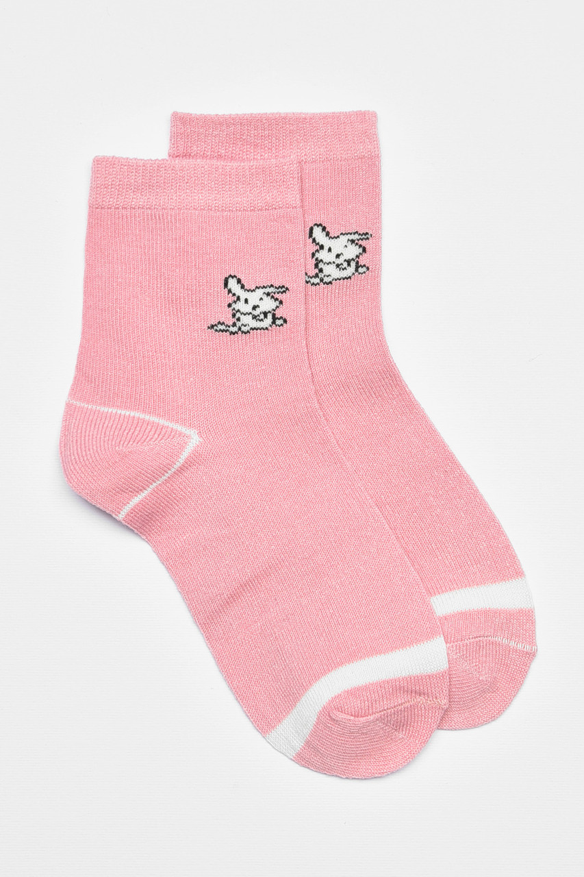 Шкарпетки дитячі демісезонні рожевого кольору 192922S, фото 1