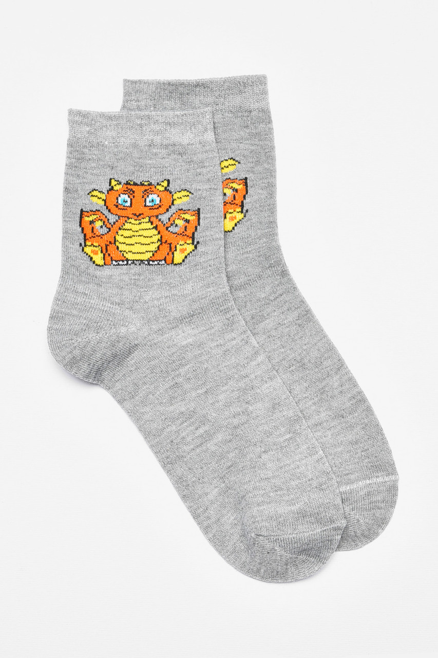 Шкарпетки дитячі демісезонні сірого кольору 192934S, фото 1